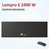 Plasma Termica cu infrarosu – Panou radiant de incalzire de sticla – Lompro E 2400W – Electronic – Negru