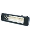 Incalzitor Terasa infrarosu – GAMA 2000 W – pt. 10 mp – Negru – IP65 – Lampa incalzire, lungime scurta unda cu halogen