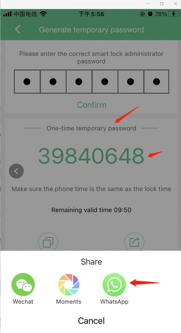 Generate Temporary Password