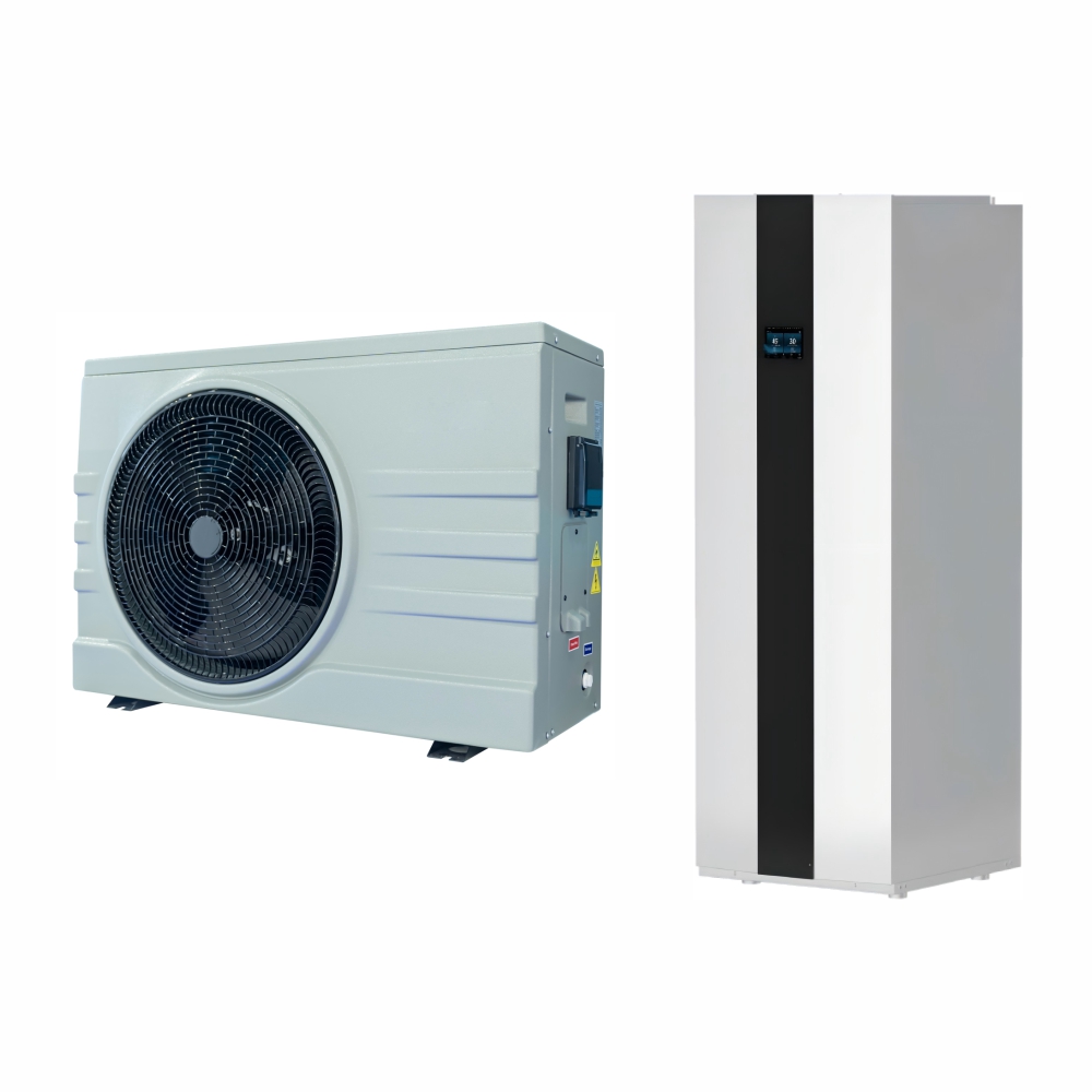 Pompă  de caldură ❤️ aer apa, Rezidentială, Monobloc Ambianzza R32 DC Full Inverter, 6-24 Kw, SG Ready, SCOP 4.9, A+++ Caldura + Ambianzza Hydro Boiler AMA 1