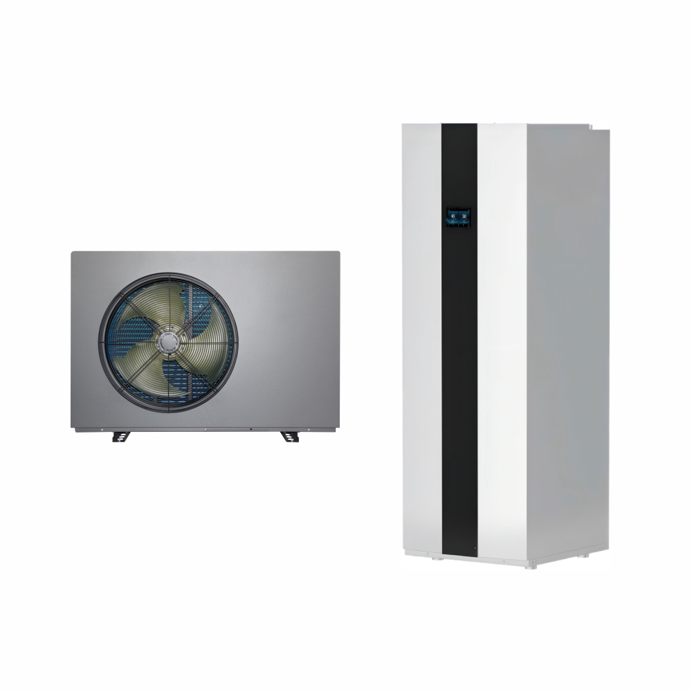 Pompe caldura aer apa❤️, Rezidentială, Unitate externă⭕ Monobloc Ambianzza R290 DC Full Inverter, 7-24 Kw, SG Ready, SCOP 4.9, A+++ Caldura + Hydro Boiler AMA 1