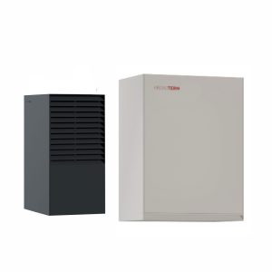 Pompe de caldura aer apa Kronoterm Versi-O 2-6 Kw, Negru Antracit (RAL 7016), R290, SCOP 5 + Unitate interna Hydro S2