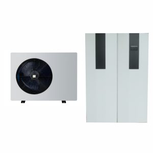 Pompe de caldură aer apa Rezidentiala Unitate externa Monobloc un ventilator Ambianzza R232 DC Inverter, 6-24 Kw + Ambianzza Hydro Boiler AMA 2