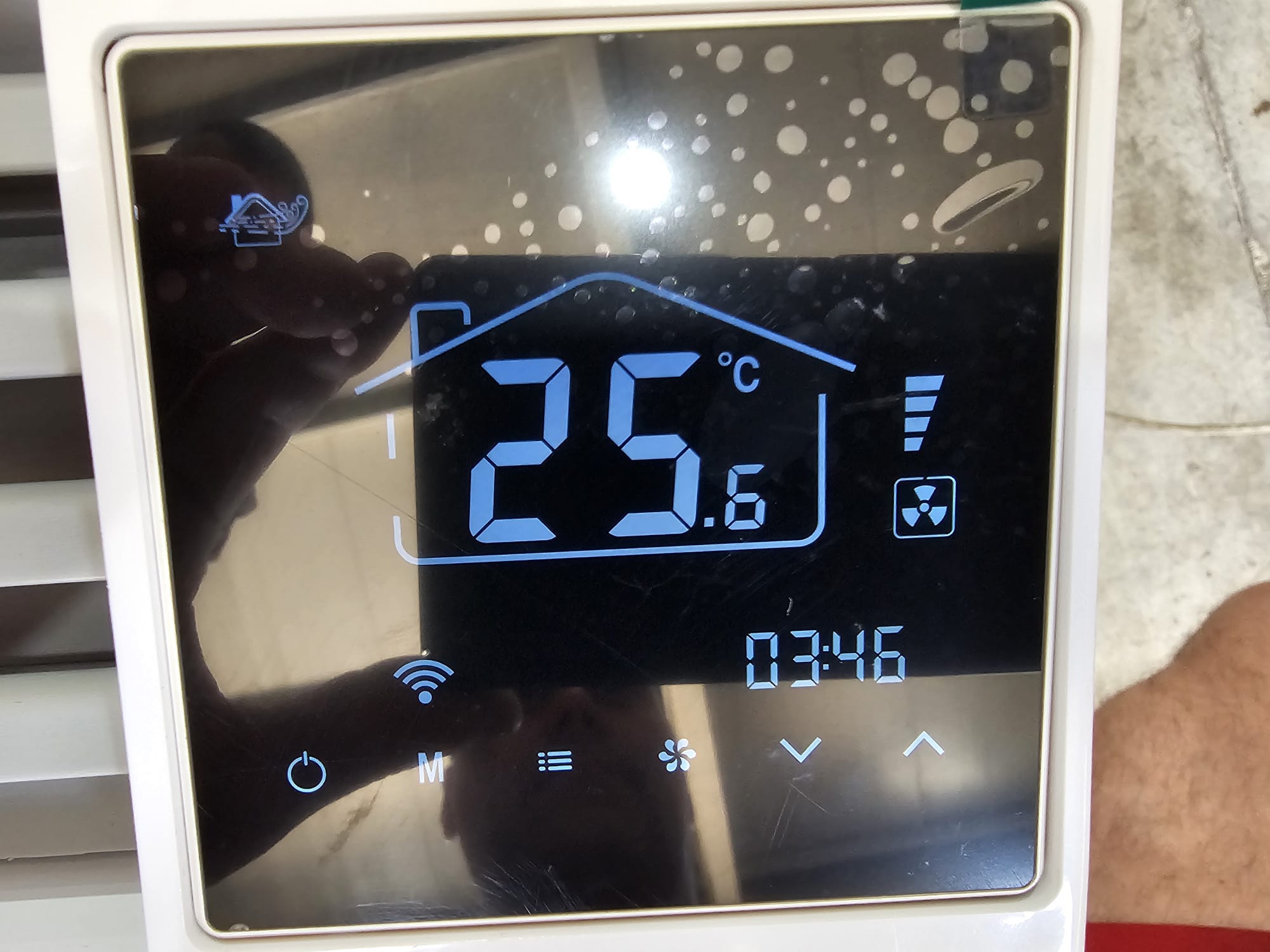 Controler LCD termostat WIFI ventiloconvector