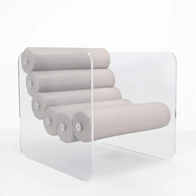 Fotolii Living Moderne colectie KUUMO MW02 perne albe brate laterale PMMA panouri transparente