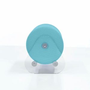 Pufuri de gradina colectie KUUMO MW06 bancheta albastru verde turcoaz lungime 50 cm panouri laterale transparente PMMA sau sticla