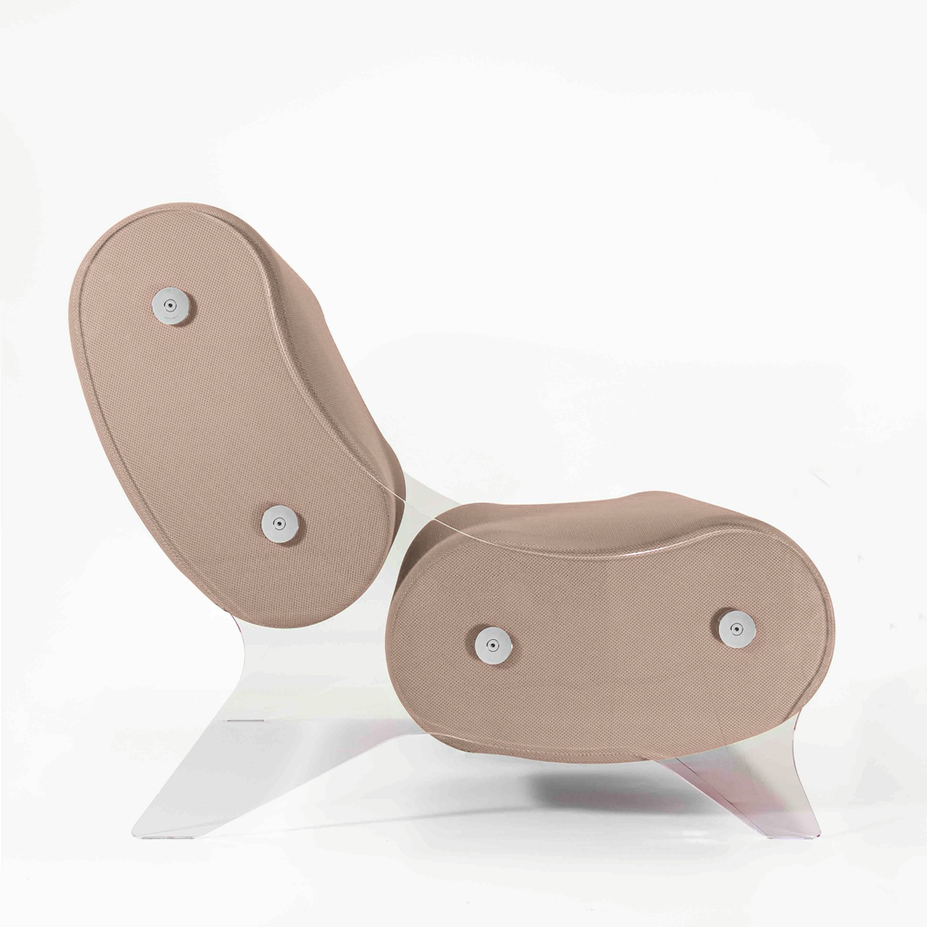 Fotolii bej colectie KUUMO MW06 perne bej cotiere laterale panouri PMMA transparente