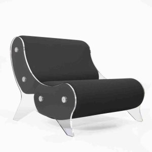 Fotolii comode colectie KUUMO MW06 perne gri negru antracit cotiere laterale PMMA panouri transparente