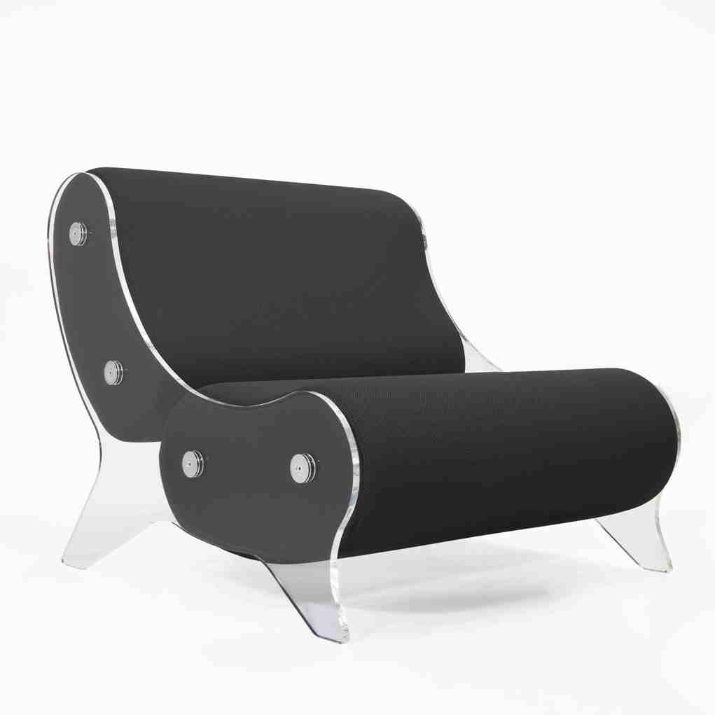 Fotolii comode❤️ colectie KUUMO MW06, perne gri negru antracit, cotiere laterale, panouri PMMA transparente, colorate sau sticla