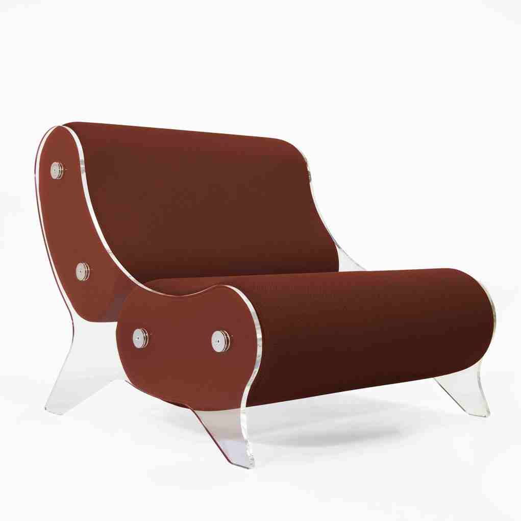 Fotolii puf colectie KUUMO MW06 perne maro cotiere laterale PMMA panouri transparente