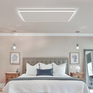 Panouri Radiante Infrarosu Ambianzza HH12060 LED WIFI de Tavan 800w Alb cronotermostat dormitor