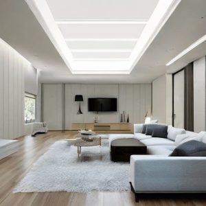 Panouri Radiante Infrarosu Ambianzza HH12060 LED WIFI de Tavan 800w Alb cronotermostat multiple