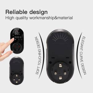 priza termostat crono digitala negru piano smart Ambianzza16WTP WIFI programabila