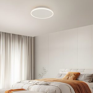 panouri Infrarosii incalzire Ambianzza R600 LED Wifi de Tavan Alb Rotund diametru 60cm 750 W Lumina LED 40W dimmabil RGB termostat incorporat dormitor