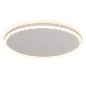 panouri Infrarosii incalzire Ambianzza R600 LED Wifi de Tavan Alb Rotund diametru 60cm 750 W Lumina LED 40W dimmabil RGB termostat incorporat telecomanda