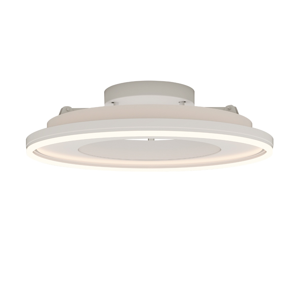 panouri de incalzire Ambianzza H600 LED Wifi de Tavan Alb Rotund diametru 60cm 1000 W Lumina LED 40W dimmabil RGB termostat incorporat lateral