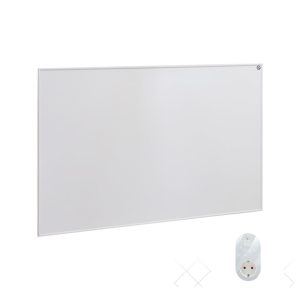 panou radiant cu termostat Ambianzza 5HL1206 700w alb de perete sau portabil podea