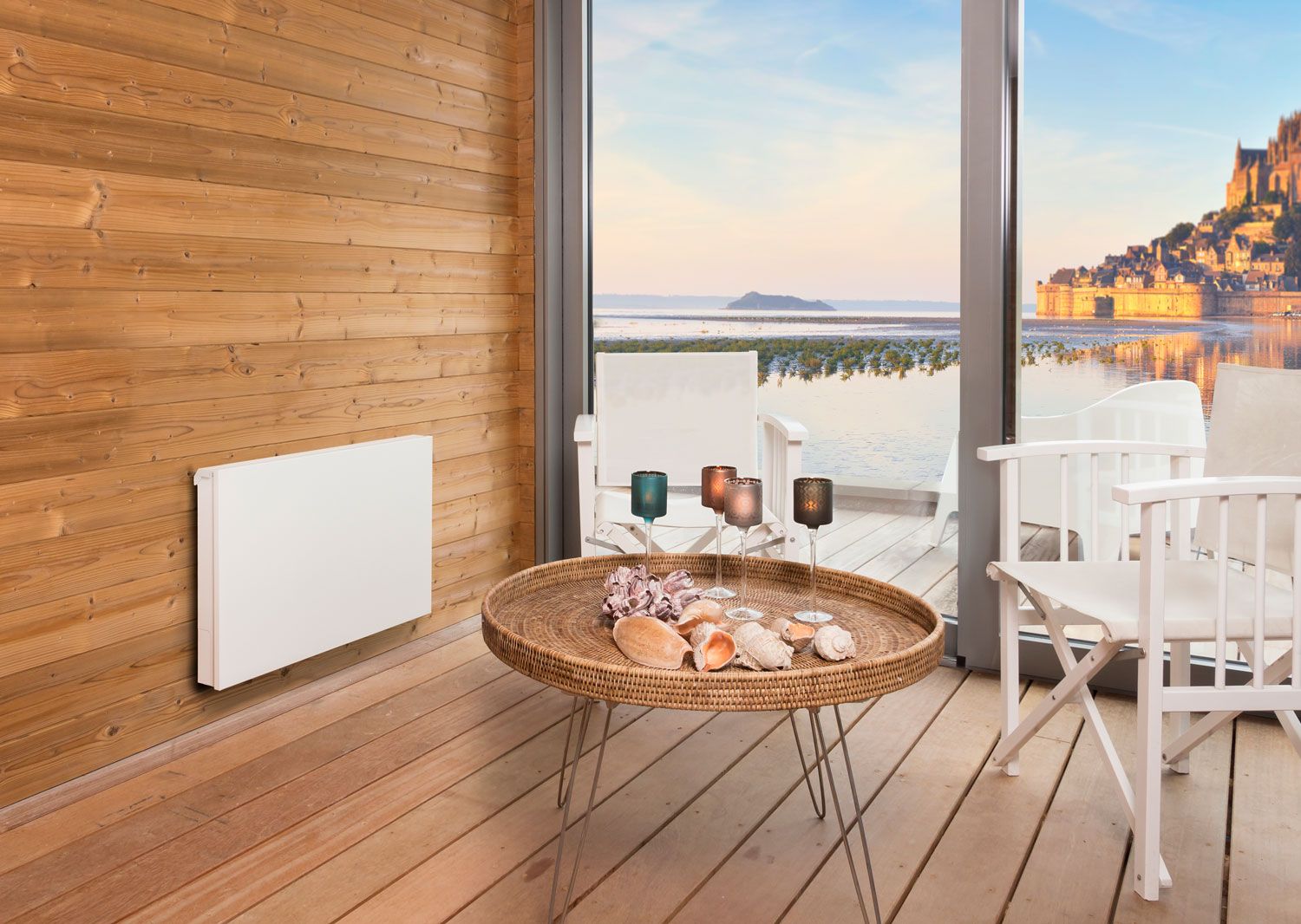 Convector Incalzire Premium Carcasat Ambianzza Linia de Perete Elegant Super Subtire